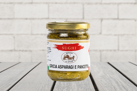Gricia Asparagi e Pancetta