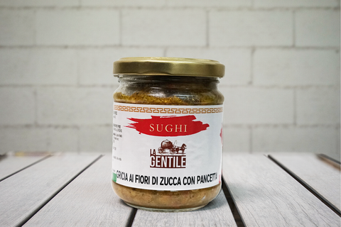 Gricia Fiori di Zucca e Pancetta