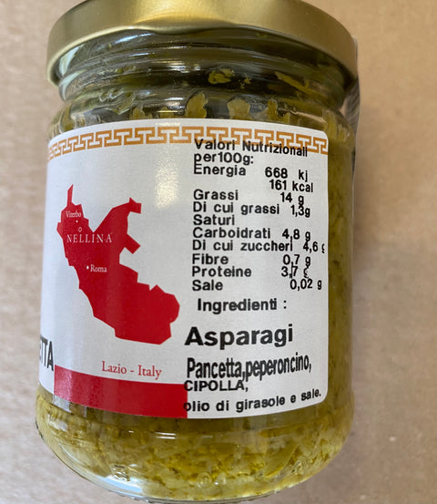 Gricia Asparagi e Pancetta